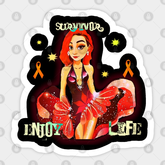 Survivor Sticker by LilAntique Doll